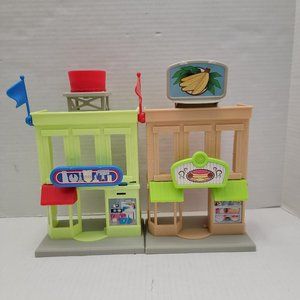 2 Spin Master Paw Patrol Adventure Bay Bakery Townset Building Work Shop Tools